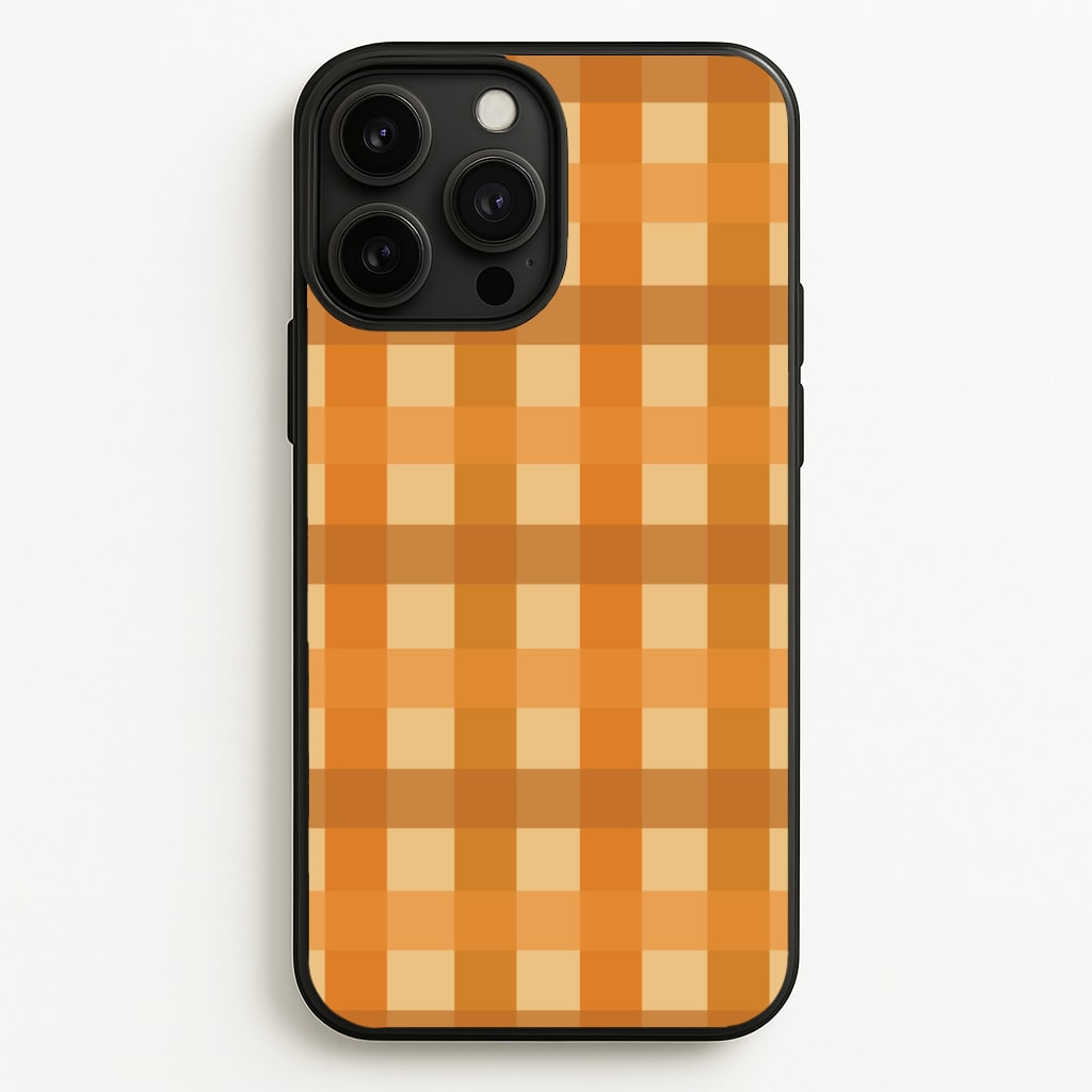 Orange Plaid Pattern- Autumn Phone Case