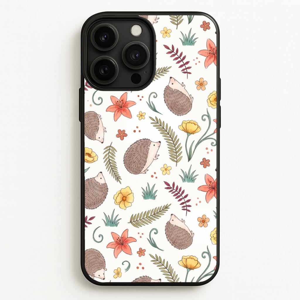 Hedgehog Meadow Phone Case