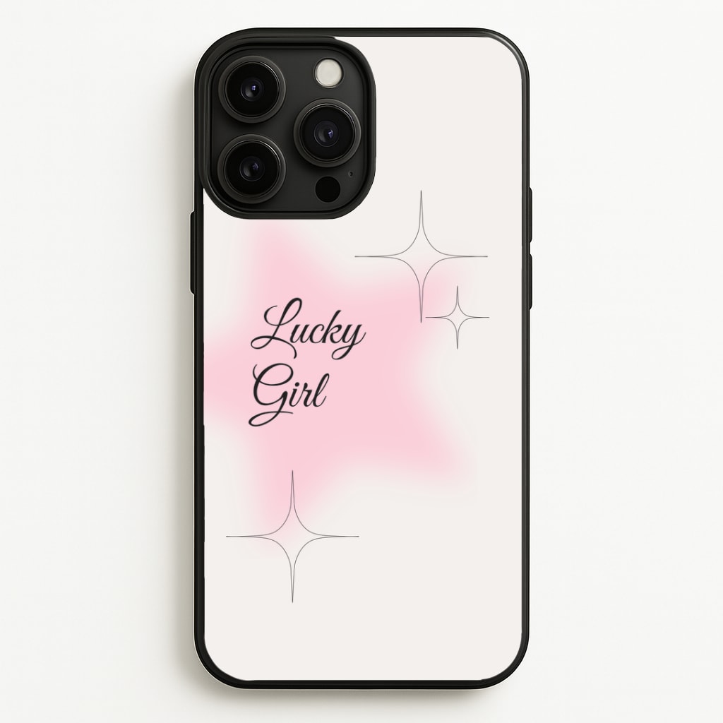 Lucky Girl - Clean Girl Aesthetic Phone Case
