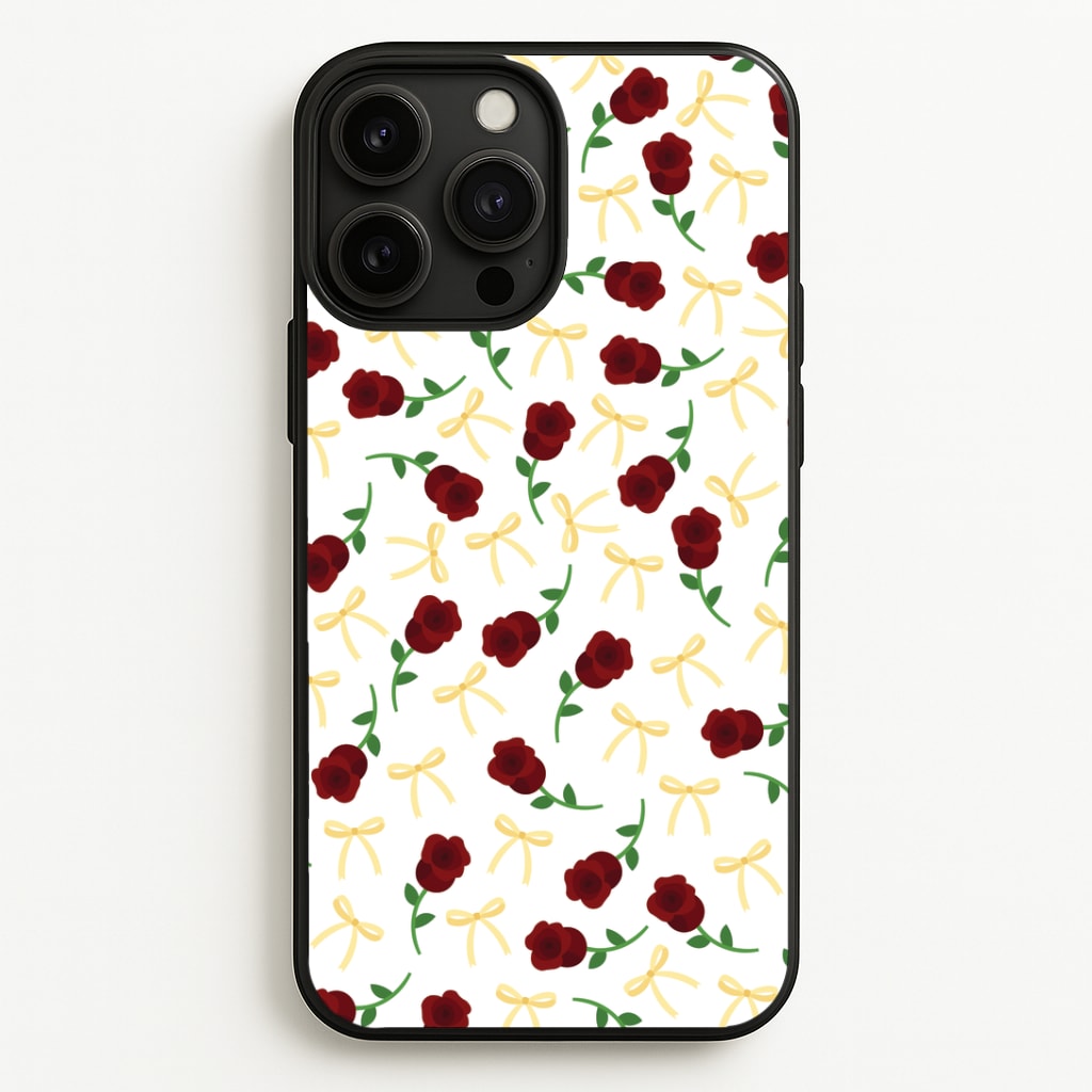 Roses And Bows Pattern Phone Case