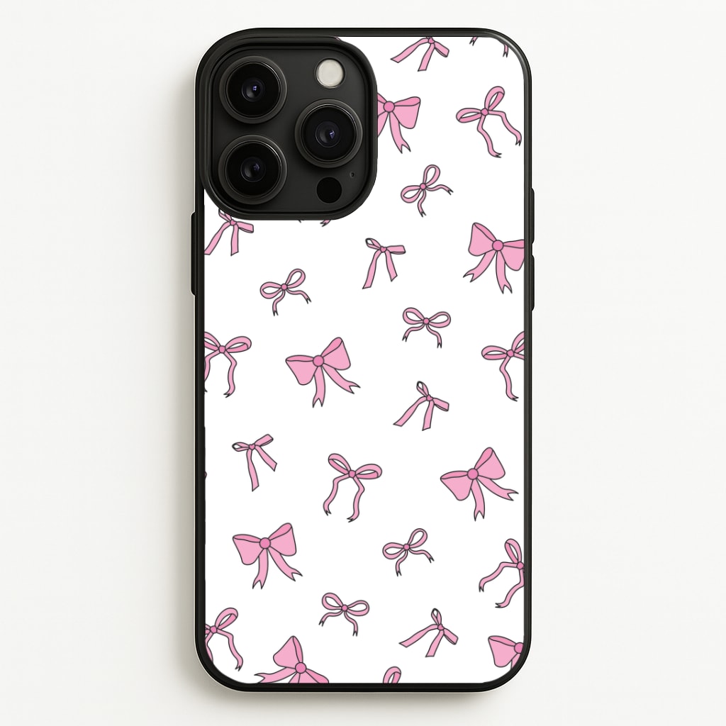 Coquette Variety Pink Bows Pattern Phone Case - iPhone 13 Pro Max / Standard