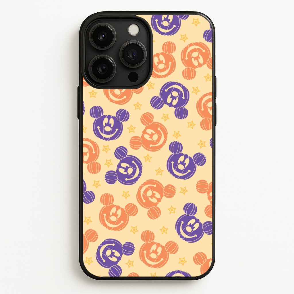 Pumkin Mouse And Stars Pattern Phone Case