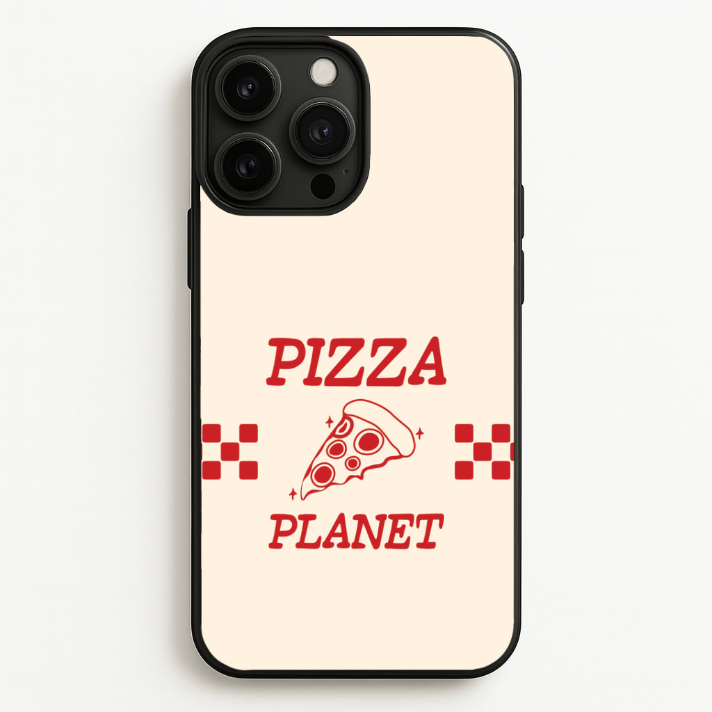 Retro Pizza Planet Phone Case