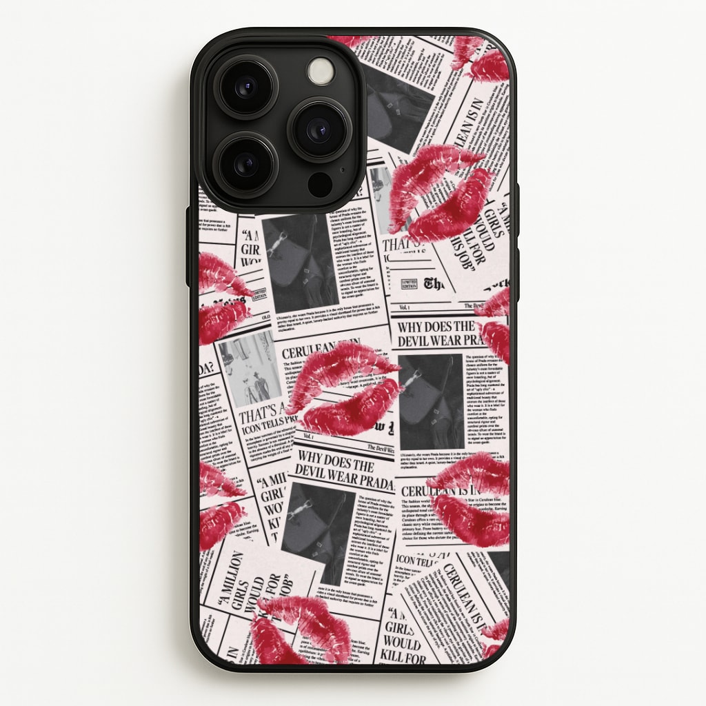 Front Page Kisses Phone Case