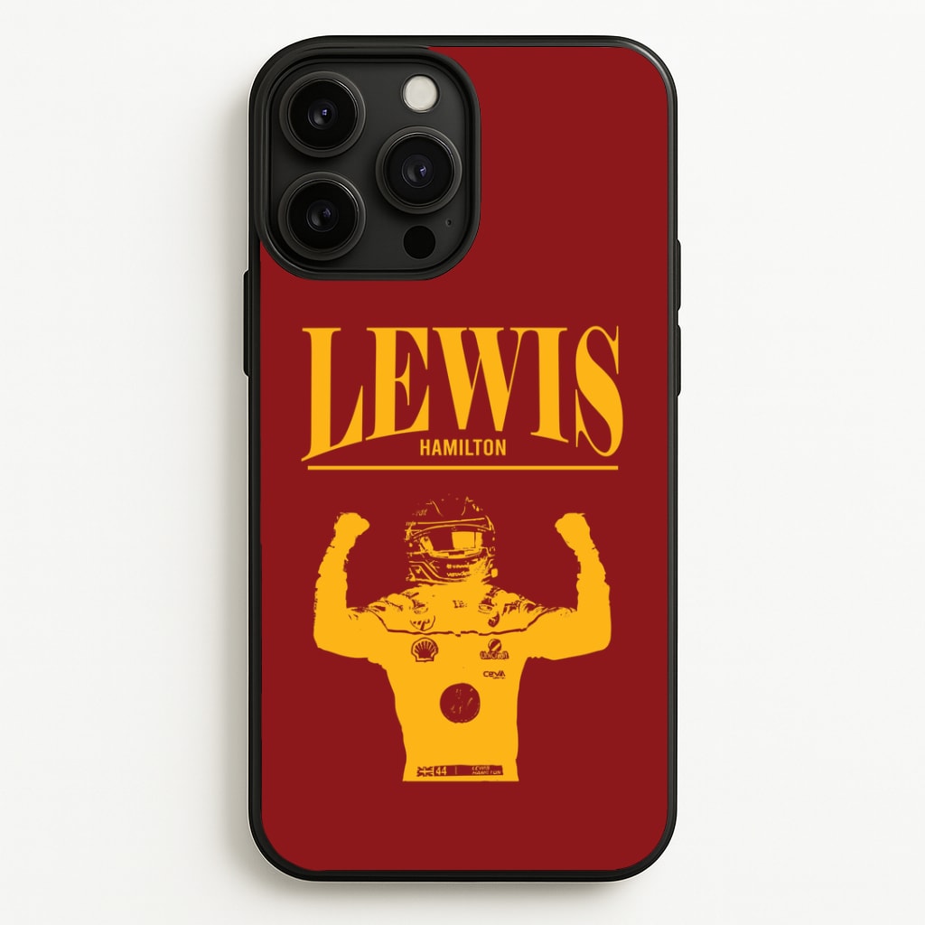 Lewis Red And Gold Phone Case