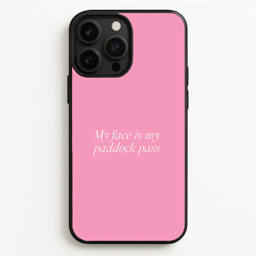 Paddock Pass Phone Case
