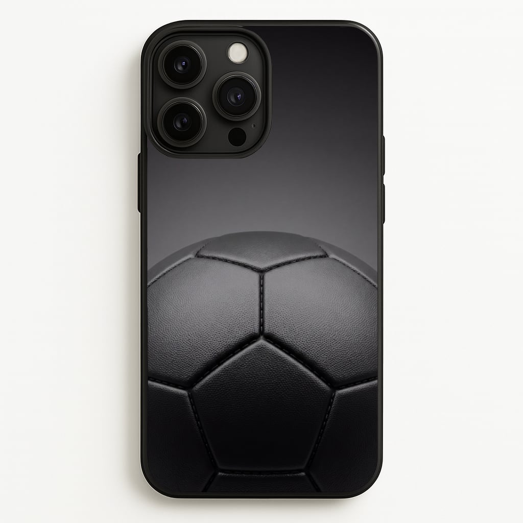 Black Football Phone Case