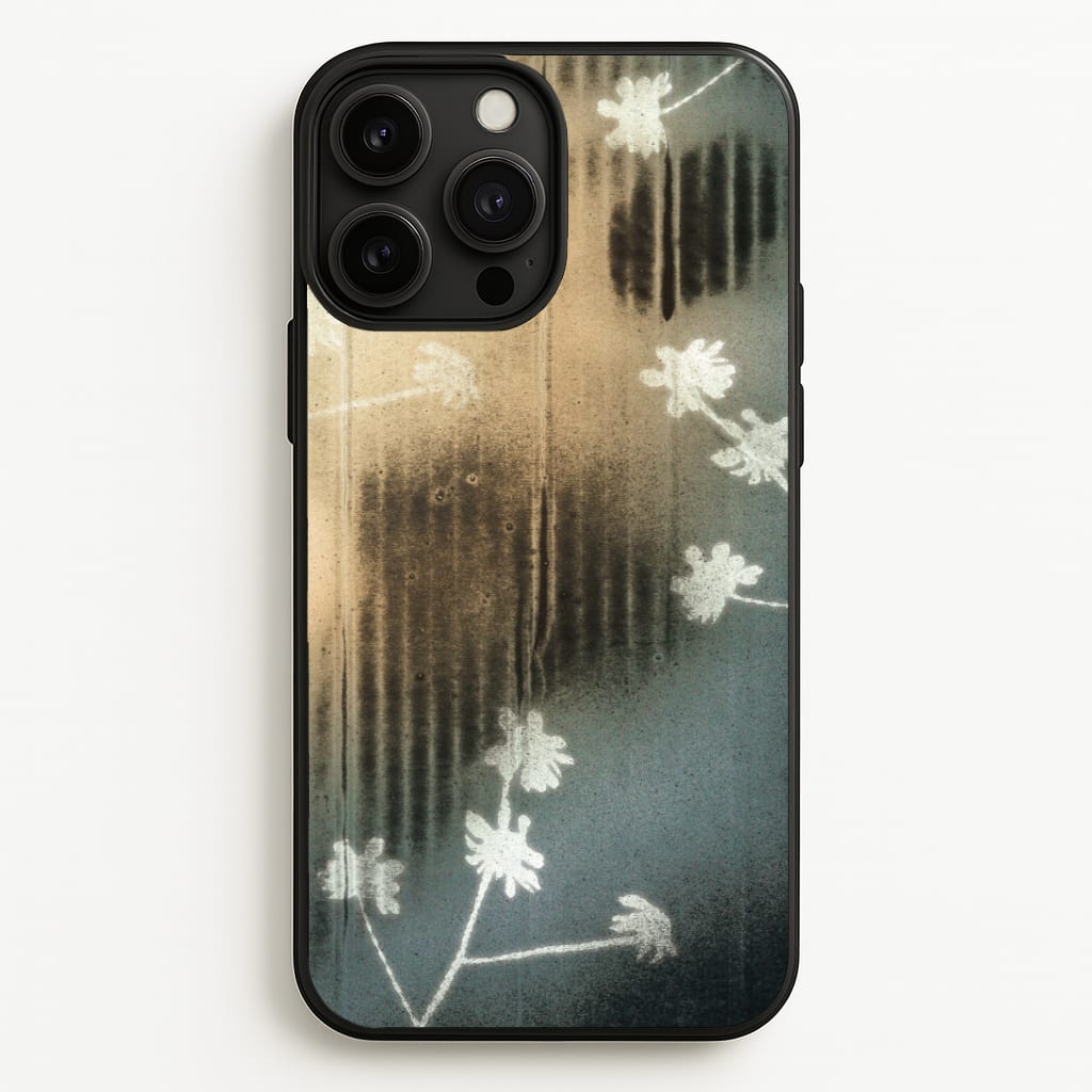Faded Flora Pattern Phone Case