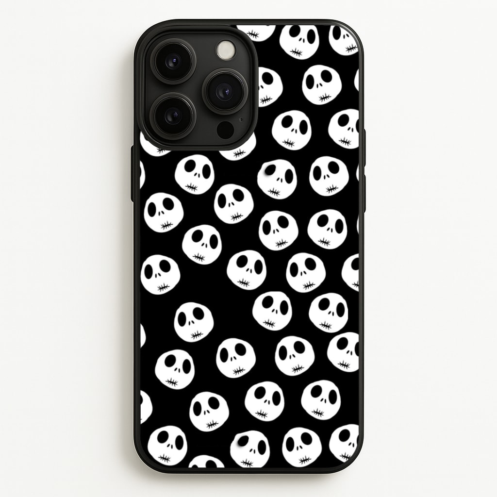 Jack Skellington Pattern - TNBC Phone Case