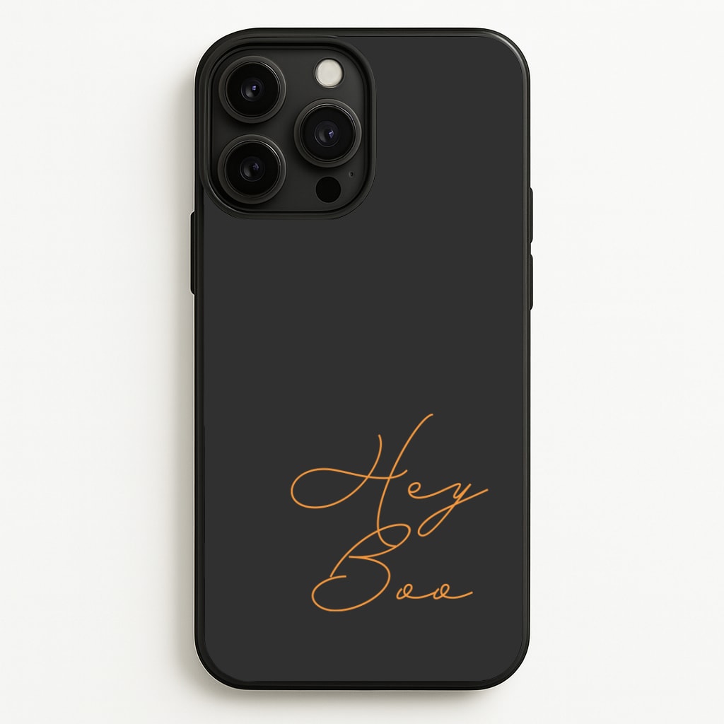 Hey Boo - Halloween Phone Case