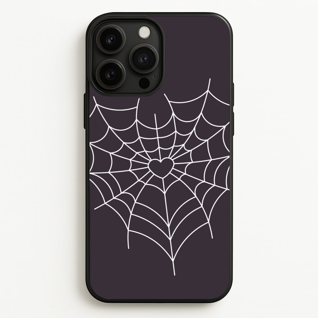 Spiderweb Hearts I Phone Case