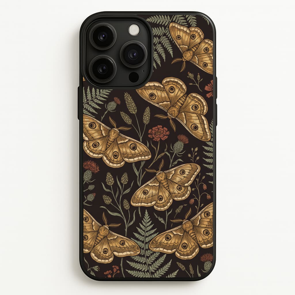 Moth And Moonlight Phone Case