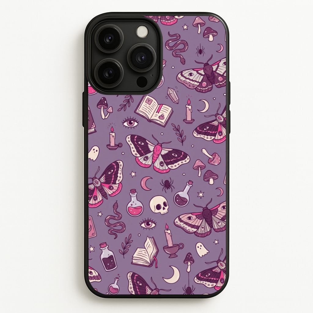 Purple Witchy Doodles Phone Case