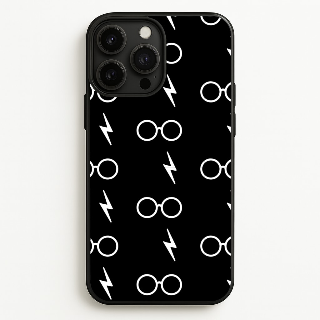 Glasses & Scar Pattern Phone Case