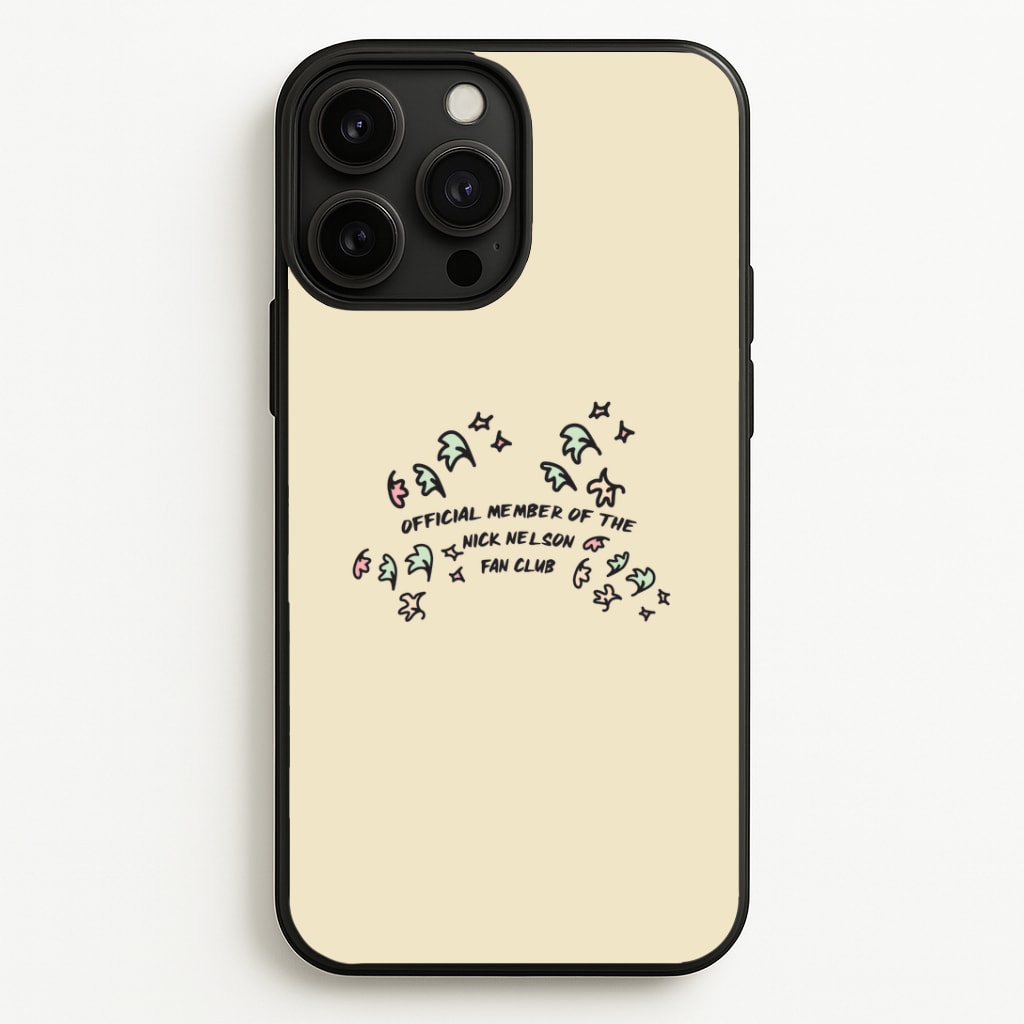 Official Member Of The Nick Nelson Fan Club - Heart TV Phone Case