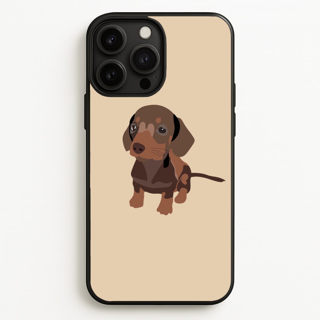 Brown - Dachshunds Phone Case