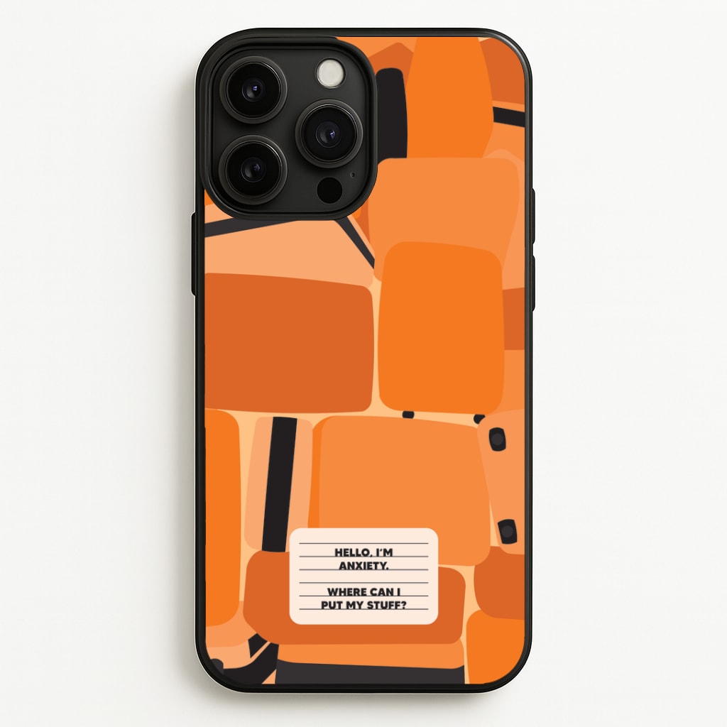 Hello I'm Anxiety - Inside Out Phone Case