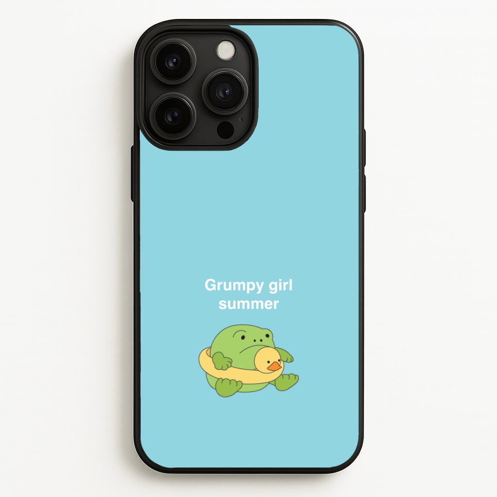 Grumpy Girl Summer - Plushy Phone Case