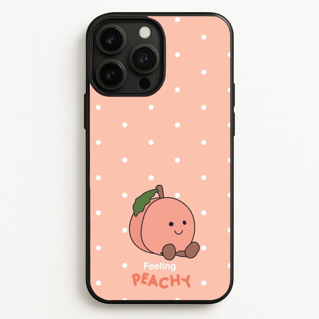 Peach Pattern Phone Case