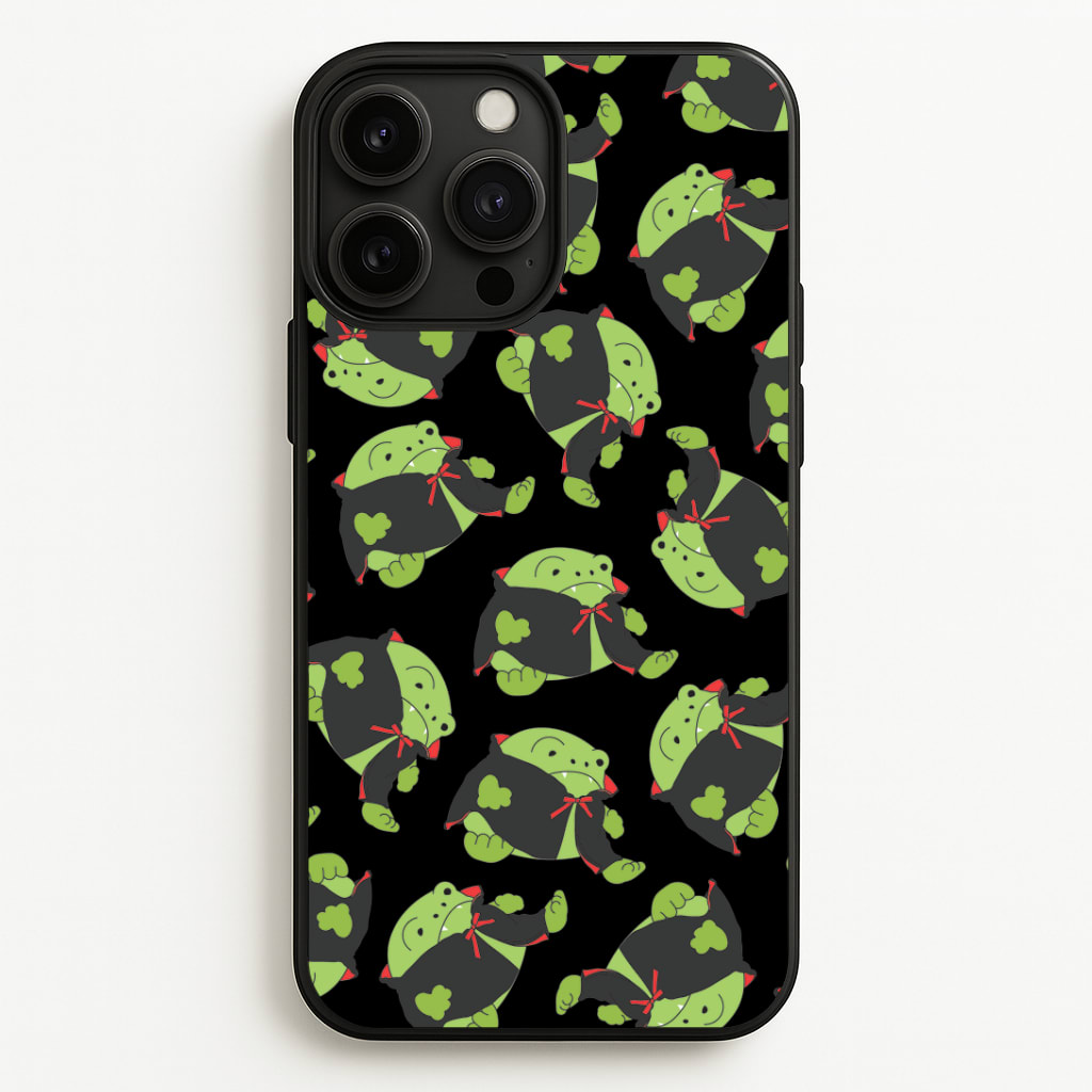 Vampire Frog Pattern - Halloween Phone Case