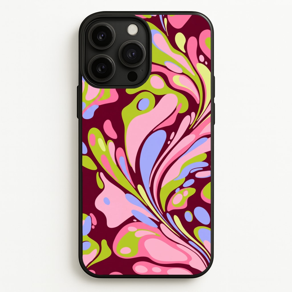 Multicolour Marble Swirl Phone Case