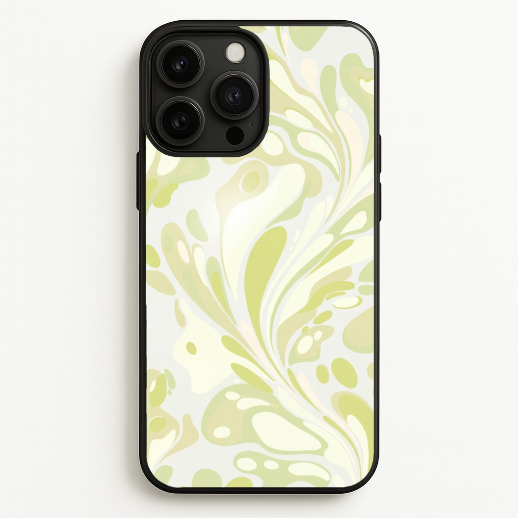 Pistachio Marble Swirl Phone Case