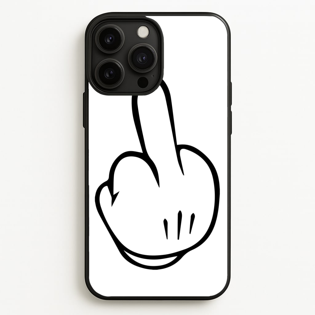 Fairytale Mouse Middle Finger Phone Case