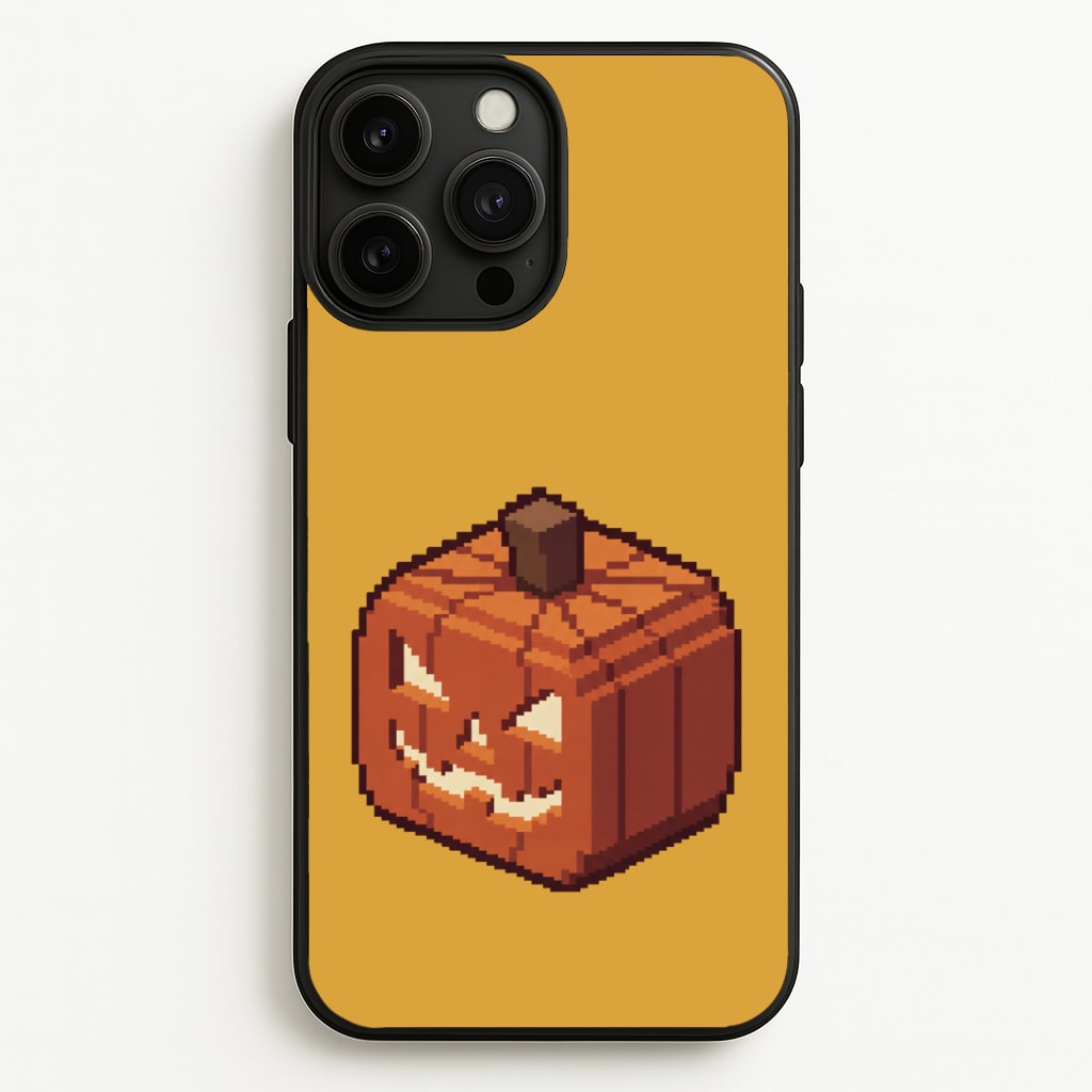 Mining Pumpkin Phone Case