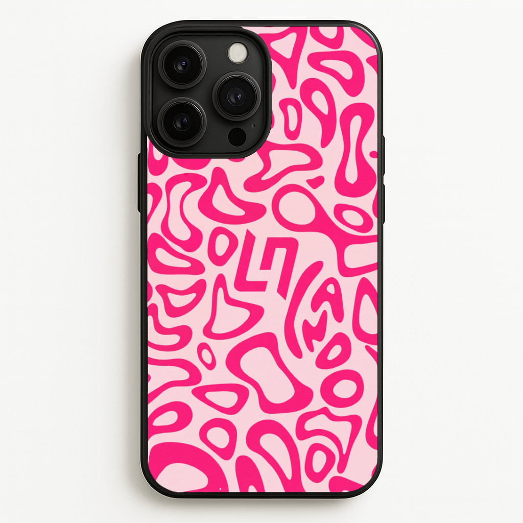Norris Helmet Pattern - Pink Phone Case