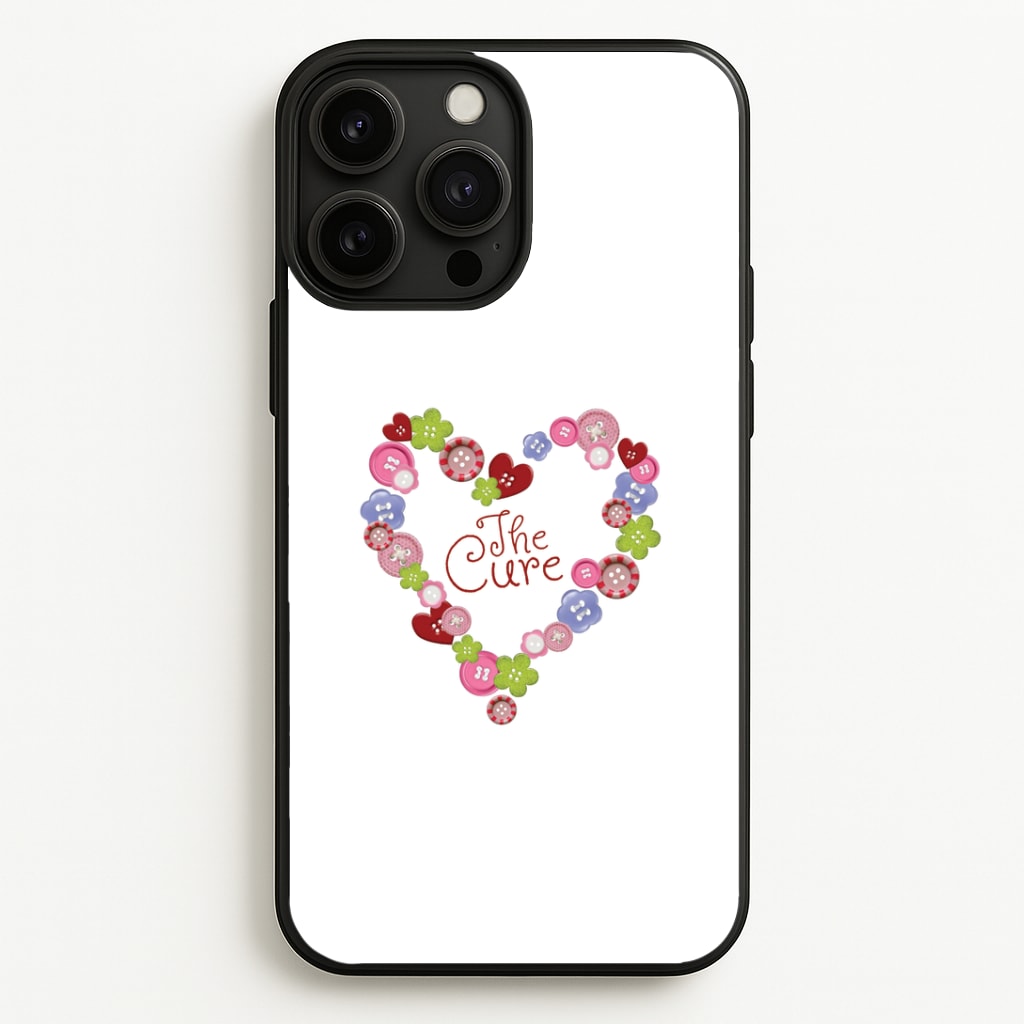 Button Heart Phone Case
