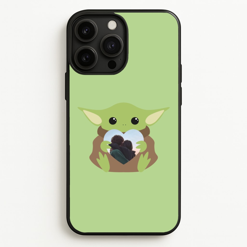 Baby Yoda - Personalised Couples Phone Case