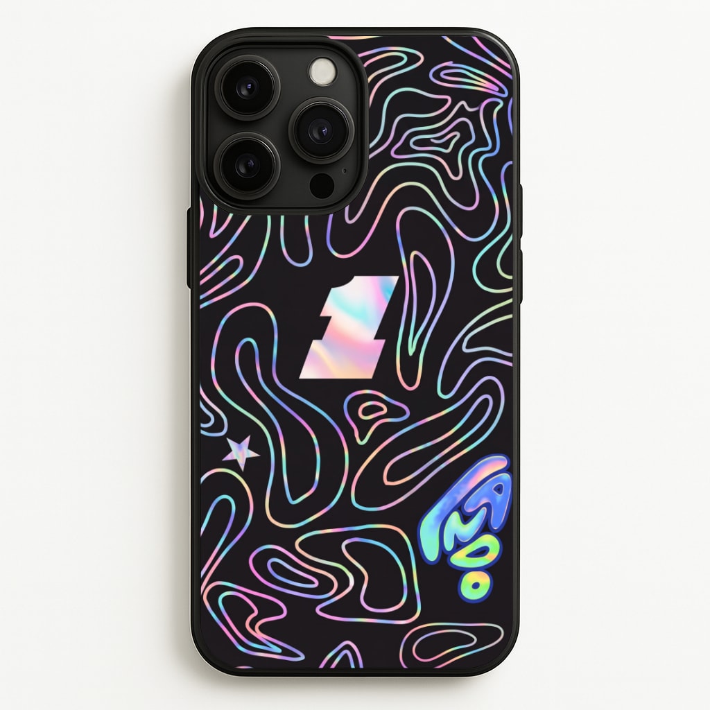 Black and Neon Norris Phone Case