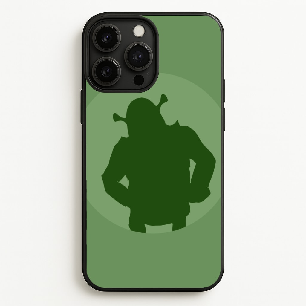 Green Ogre Outline Phone Case