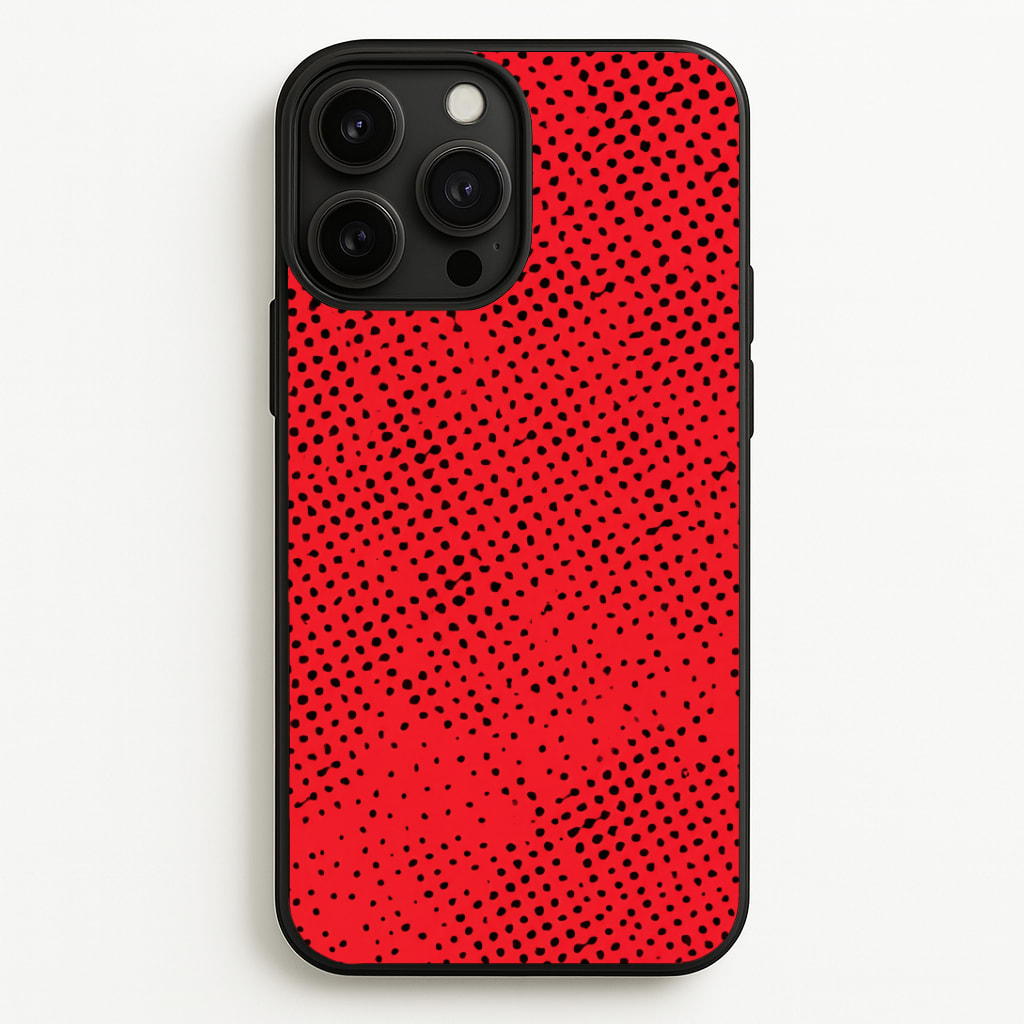 Red Comic Pattern Phone Case