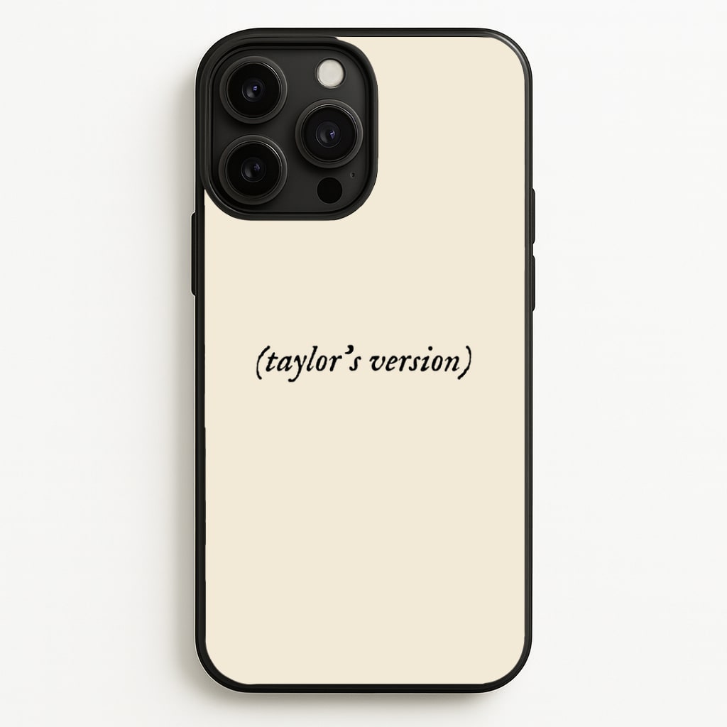 Personalised Taylor's Version Phone Case