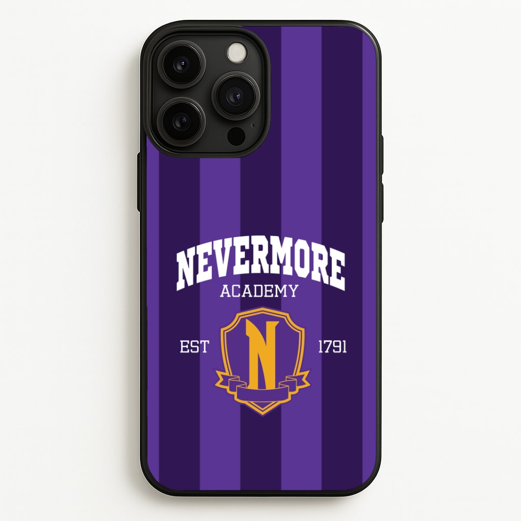 Addams Academy Purple Phone Case