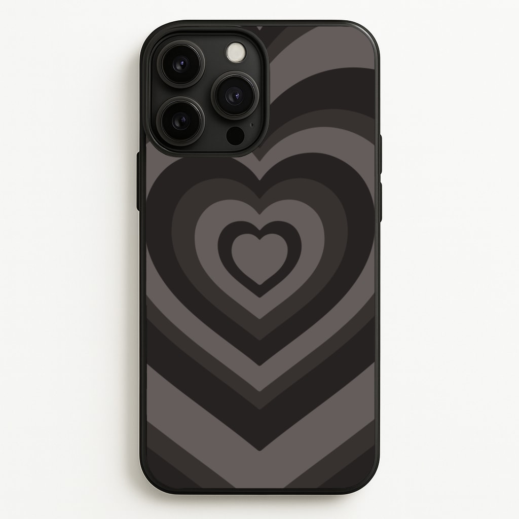 Abstract Black Heart Phone Case