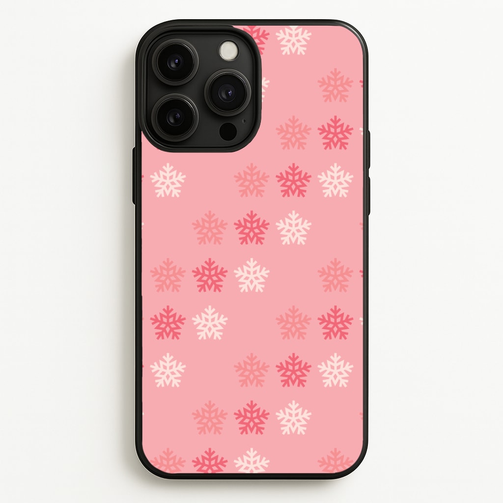 Red Slowflakes Christmas Pattern Phone Case
