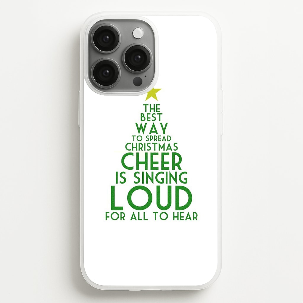 The Best Way To Spread Christmas Cheer - Elf Phone Case