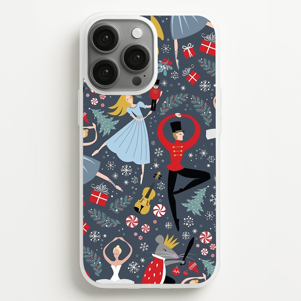 Nutcracker Ballet Pattern - Christmas Phone Case