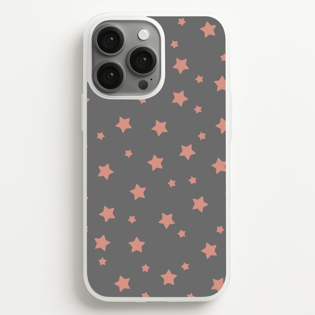 Rose Gold Star Pattern Phone Case