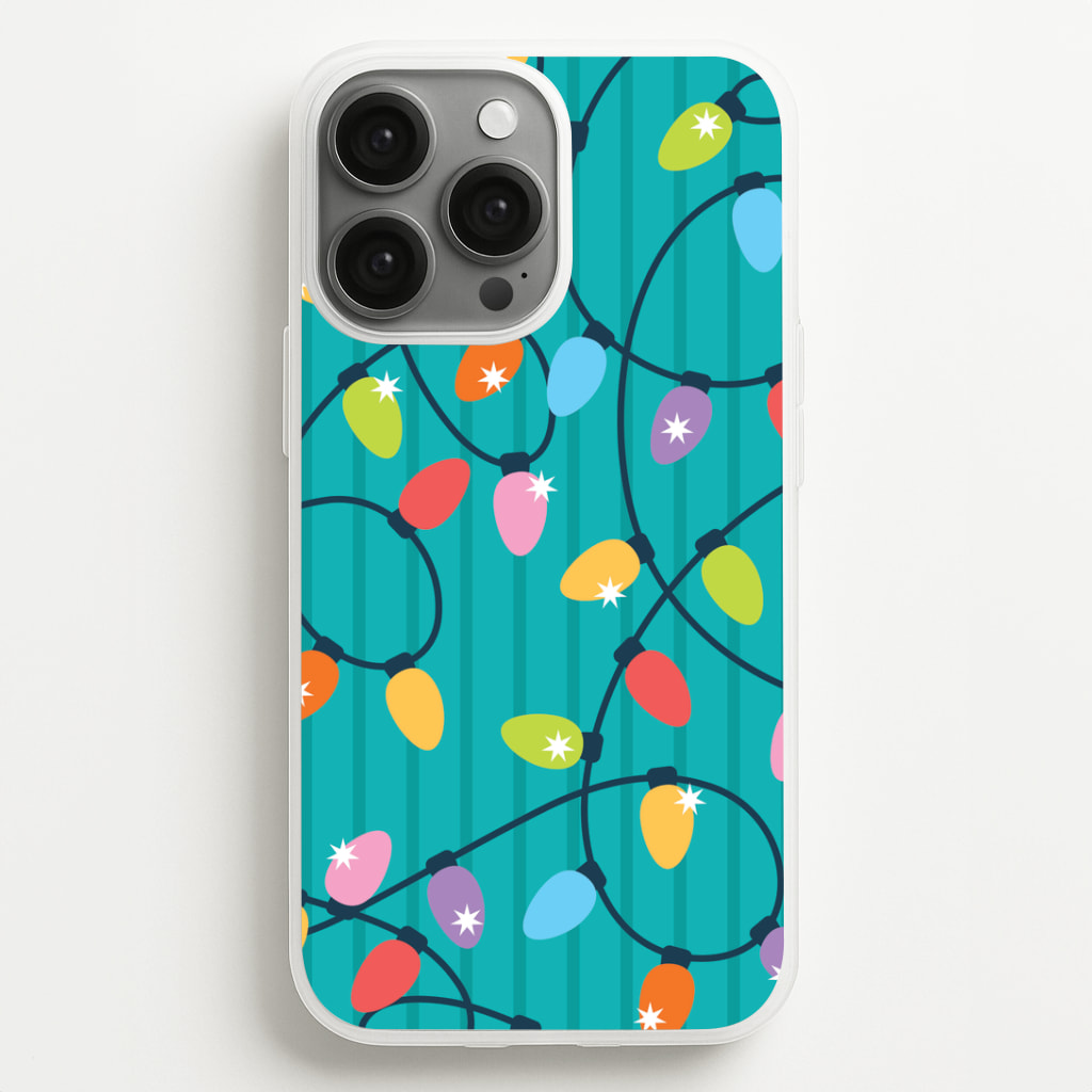 Funky Christmas Lights Pattern Phone Case