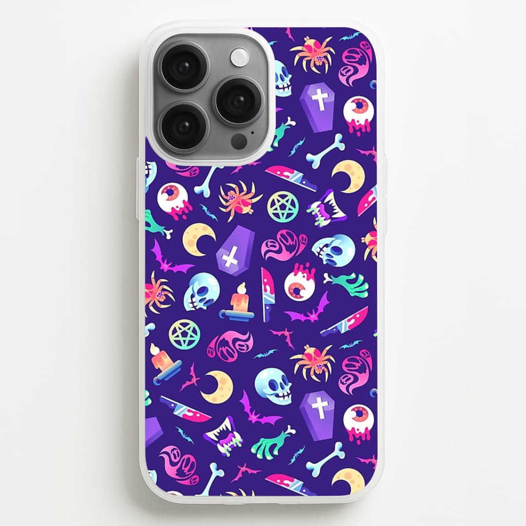 Horroriffic Halloween Pattern Phone Case