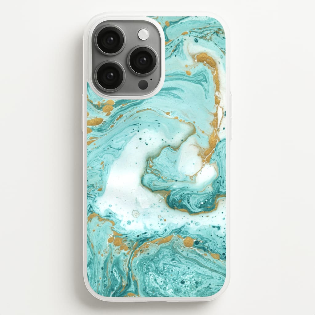 Green Marble Phone Case