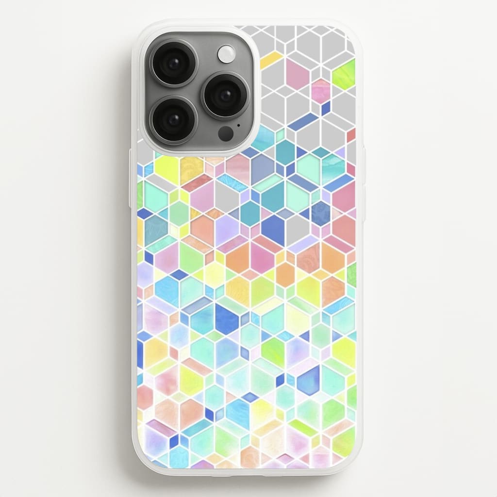 Bright Hexagon Pattern Phone Case