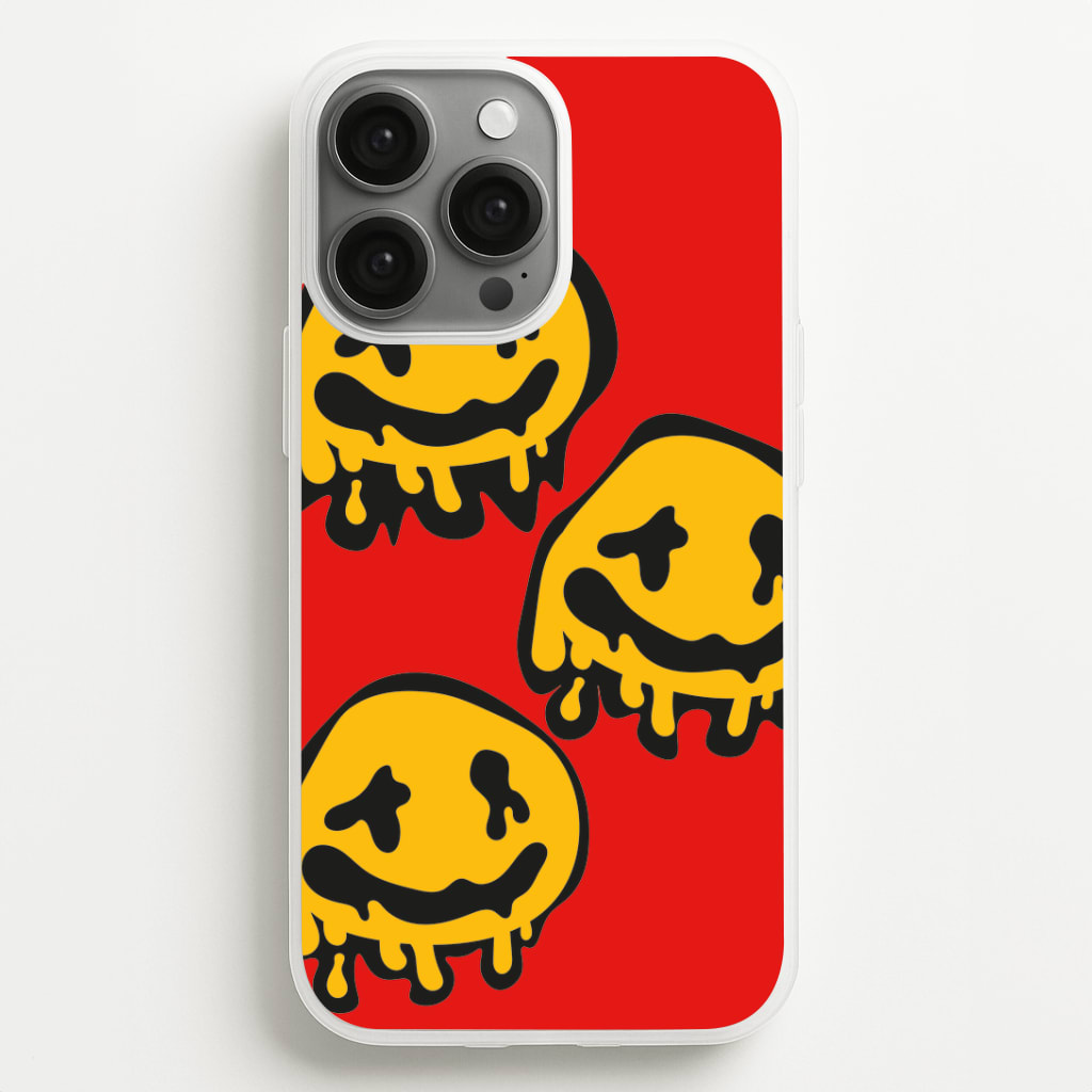 Dripping Smiley - Skate Aesthetic Phone Case