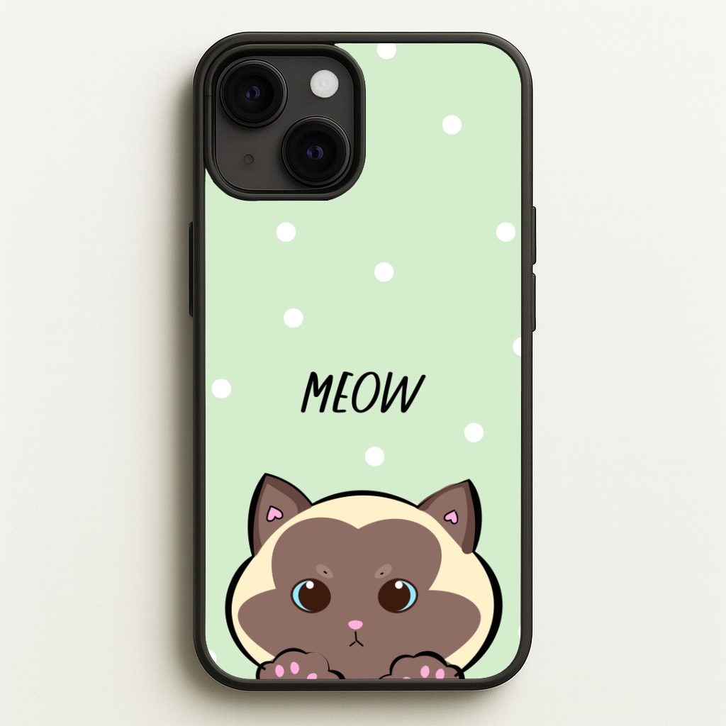 Meow Green - Cats Phone Case