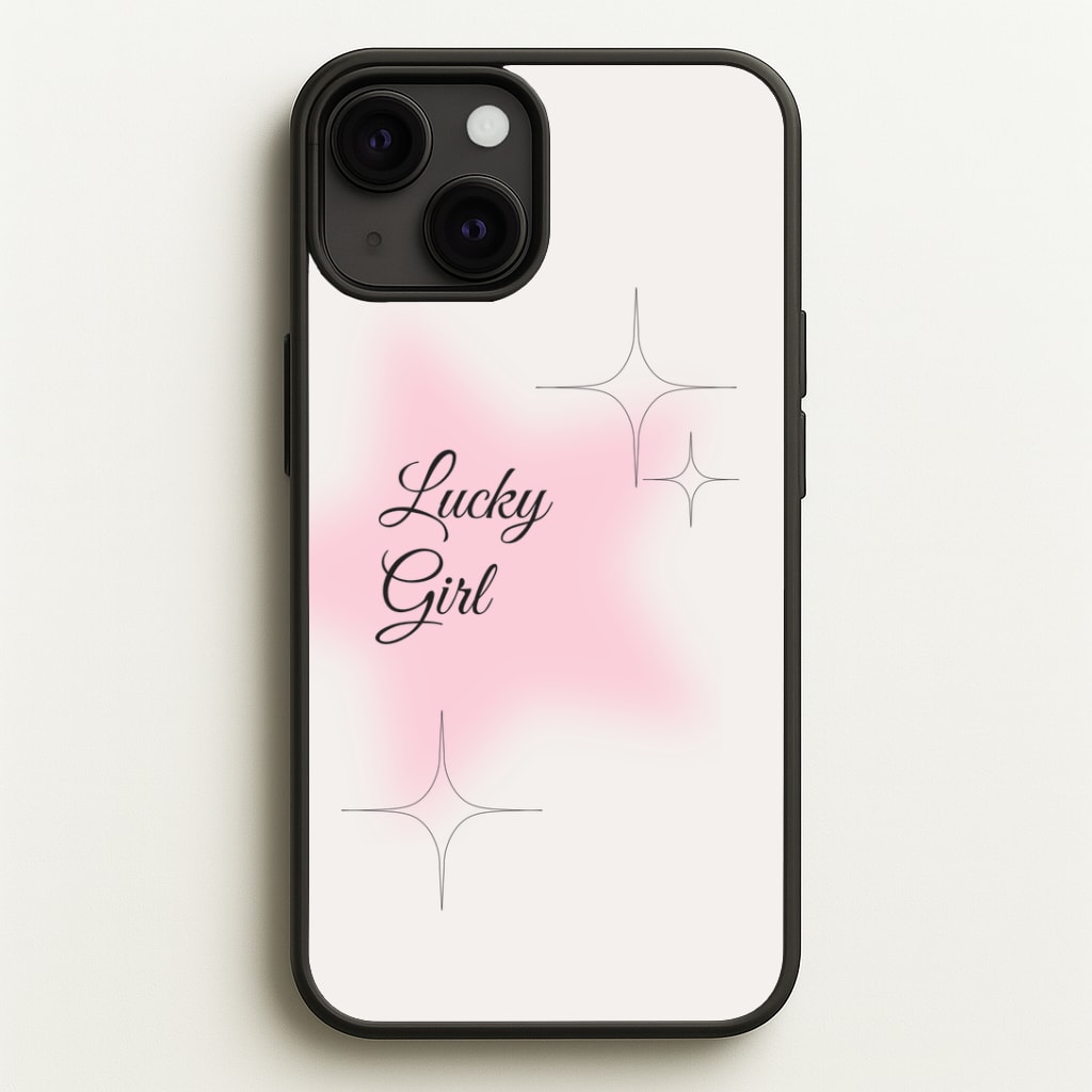 Lucky Girl - Clean Girl Aesthetic Phone Case