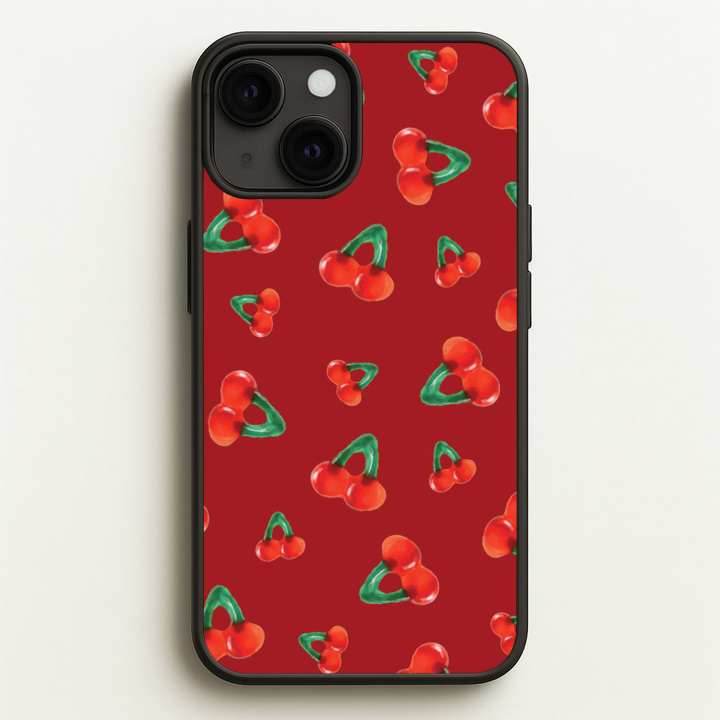 Gummy Cherries Pattern Phone Case
