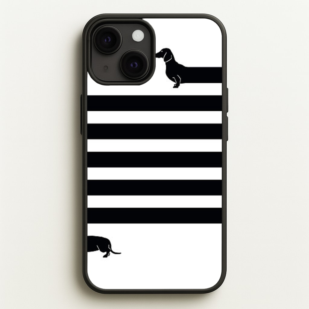Dachshund Wrapped Phone Case